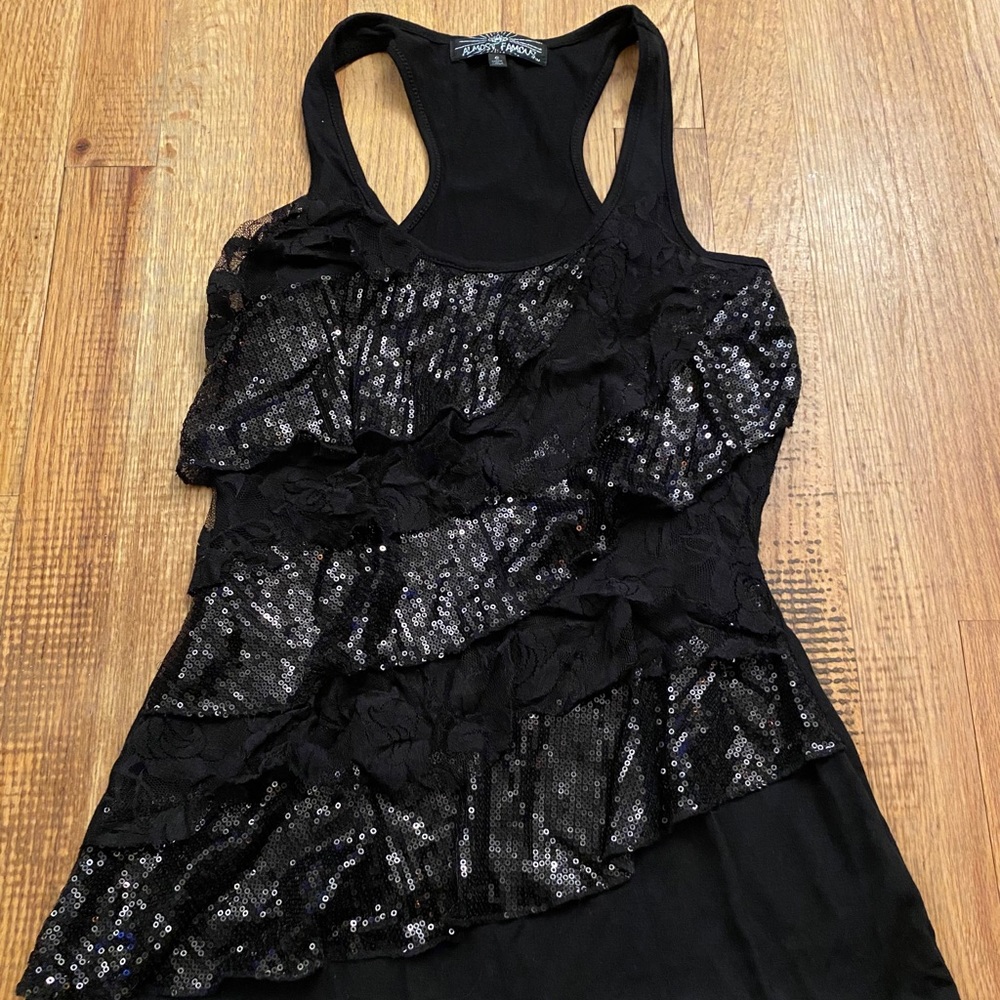 Glittery Tank Top